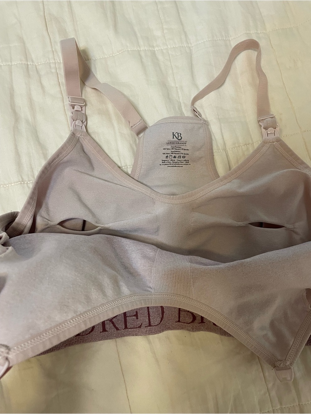 Kindred Bravely Mauve Nursing & Pumping Wireless Bra - Picture 7 of 8